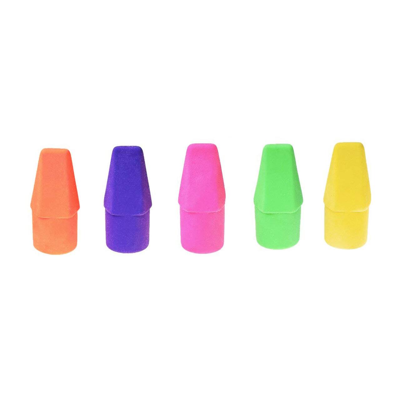 4 Packs: 5 Packs 144 ct. (2,880 total) J.R. Moon Pencil Co. Bright Colors Cap Erasers
